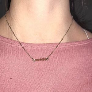 Spike short necklace